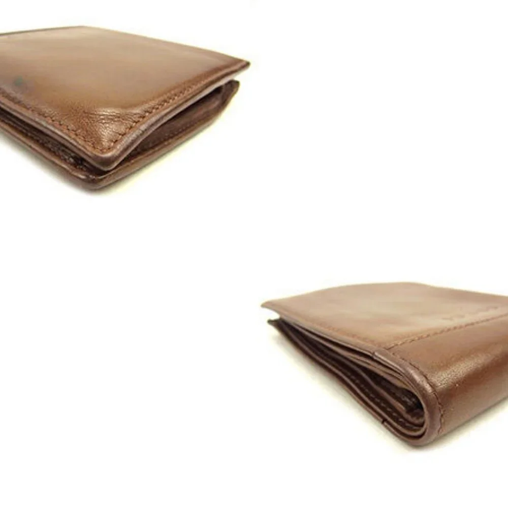 Gucci Wallet Purse Bifold Logo Brown Mens Authentic Used - Picture 4 of 6